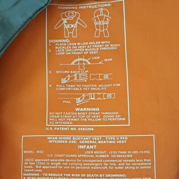 Infant Life Jacket - Picture 2 of 2